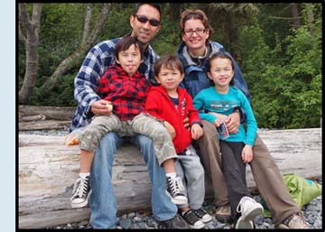 Photo of the Yamashita family outing.